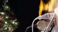 Bomberos recomiendan prevenir cortocircuitos durante la temporada decembrina