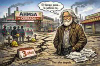 Caricatura editorial - Tres años después, la justicia sigue cerrada