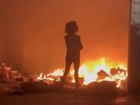 Investigan incendio provocado durante la madrugada en la Lázaro Cárdenas