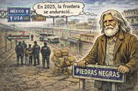 Caricatura editorial - Costo fronterizo