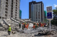 Derrumbe de edificio en construcción deja atrapados en Nairobi