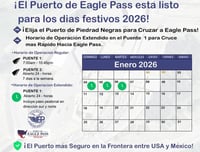 Puente Internacional Uno operará 24 horas por retorno de paisanos