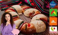 ¿Cuánto cuesta la Rosca de Reyes en supermercados?