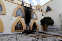 Fallece hombre calcinado en incendio de nacimiento navideño en Los Mochis, Sinaloa