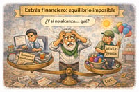 Caricatura editorial - Trabajar, vivir... y sobrevivir