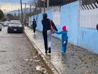 El frío vacía aulas en el regreso a clases