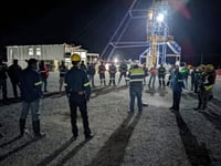 Rescatistas recuperan restos de dos mineros en Pasta de Conchos