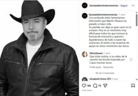 Fallece Martín Olivares, cantante que defendió a Cazzu con una canción dirigida a Ángela Aguilar
