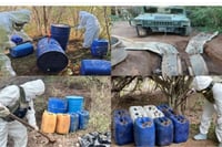 Operativo en Sinaloa asegura más de 34 mil litros de químicos