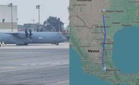 Avión militar de EU aterriza en Aeropuerto de Toluca y regresa a base