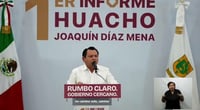 Presenta Huacho Díaz Mena Primer Informe de Gobierno