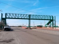 La UTRC avanza en la construcción de su puente peatonal