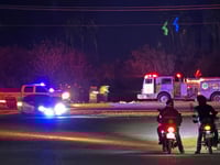 Accidente de motociclista moviliza cuerpos de emergencia en Nueva Rosita