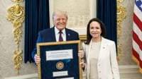 Trump plantea involucrar a María Corina Machado en futuro de Venezuela