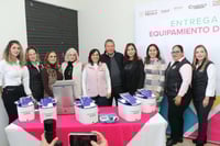 San Juan de Sabinas recibe equipo UBR importante por DIF Coahuila