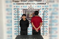 Menor y joven fueron detenidos con marihuana en el pueblo mágico de Cuatro Ciénegas