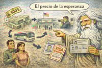 Caricatura editorial - Intentar cruzar también cuesta