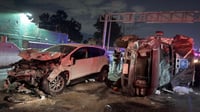 Volcadura en la autopista México-Pachuca deja dos personas muertas