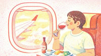 ¿Por qué algunos alimentos saben distinto en el avión? Así es la ciencia del gusto a gran altitud