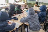 Suspensión de clases este martes por frío extremo y alertas