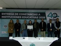 Formaliza INDEX Coahuila Norte colaboración con instituciones educativas mediante entrega de constancias