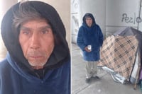 Don Roberto vive en condición de calle y está perdiendo la vista