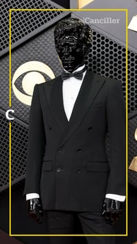 DJ francés, sorprende en la alfombra roja de los Grammys