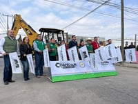 Municipio arranca obra de pavimentación en calles de la colonia Elsa Hernández en Monclova