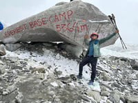 Fue diagnosticado con esclerosis múltiple y corrió maratones en siete continentes