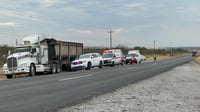 Choque por alcance en el km 88 involucra camioneta y tráiler