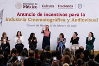 Sheinbaum anuncia incentivo fiscal de 30% al cine