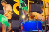 Video: Aldo De Nigris cae de carroza en Carnaval de Mazatlán