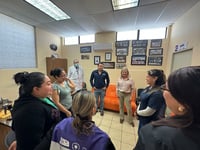 Encabeza Carlos Jiménez y Norma Treviño recorrido en hospitales 