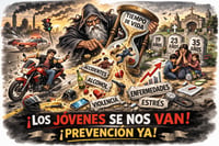 Caricatura editorial - Cronos y la juventud que se nos va