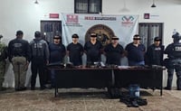 Detienen a seis hombres con armas largas y droga en Chiapa de Corzo