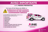 INE suspende módulos itinerantes y refuerza medidas de seguridad ante hechos de violencia
