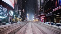 Tormenta de nieve paraliza Nueva York y noreste de EE.UU.