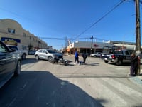 Motociclista lesionado en accidente en Sabinas