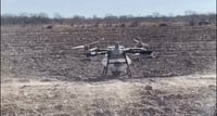 Primer registro de dron agrícola en la región norte de Coahuila