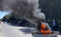 Pescadores bloquean libramiento en Progreso por decomisos