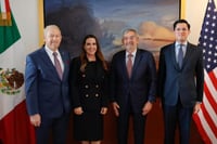 Canciller mexicano dialoga con el “zar antidrogas” de EU y su embajador