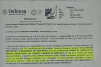 Filtran documento de presuntas amenazas tras muerte de “El Mencho”