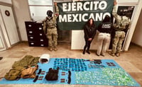Detienen a mujer armada en Ciudad Obregón, Sonora