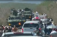 Claudia Sheinbaum recorre Culiacán con fuerte operativo de seguridad