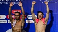 Mexicanos Celaya y Olvera ganan plata en Copa del Mundo de Montreal