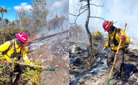 Incendio forestal en Vallehermoso moviliza 120 brigadistas