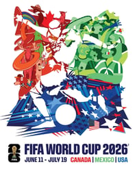 Mundial 2026: Así es el póster oficial creado por tres artistas