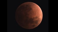 Así se vio, de madrugada, la llamada Luna de Sangre en Coahuila