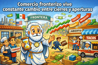 Caritura Editorial... Altos costos presionan a pequeños negocios en frontera