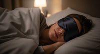 Dormir con antifaz reduce el riesgo de interrupciones y favorece un descanso reparador